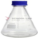 Polypropylene Conical Flask - Screw Cap - 500ml